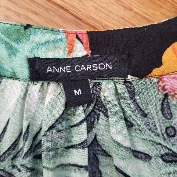 Anne Carson tropical tunic M - Picture 5 of 8